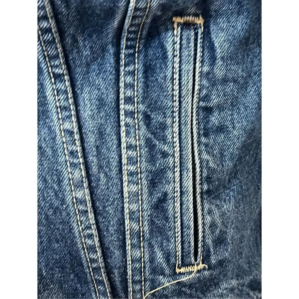 Vintage Levi’s Batwing Label Denim Trucker Jacket M - Picture 5 of 7
